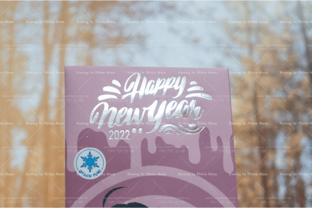 Bao lì xì ép kim bạc