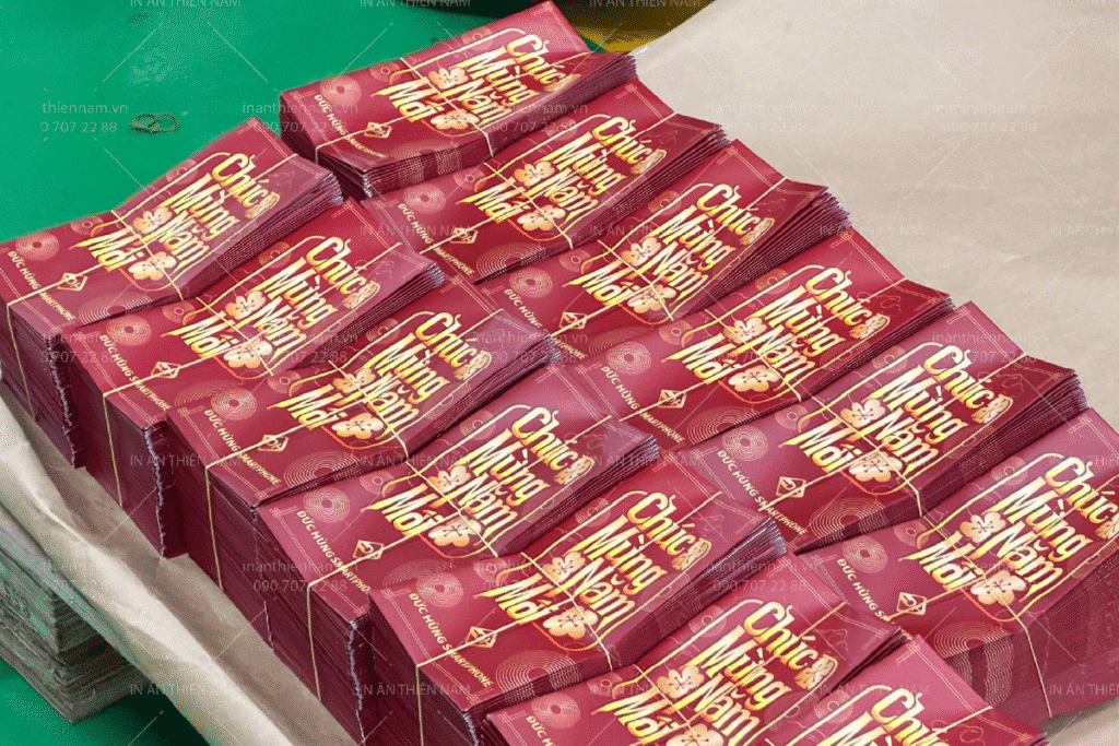 Đóng gói bao lì xì