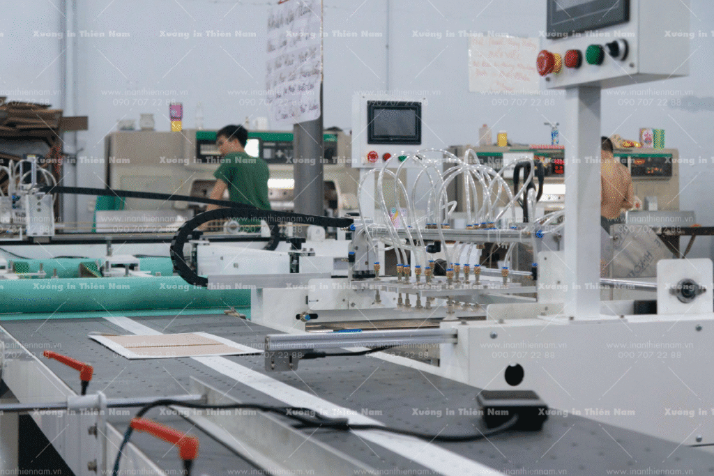 Máy bồi đế lịch