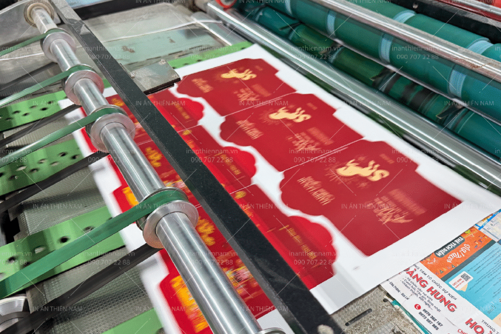 Máy cán màng bao lì xì