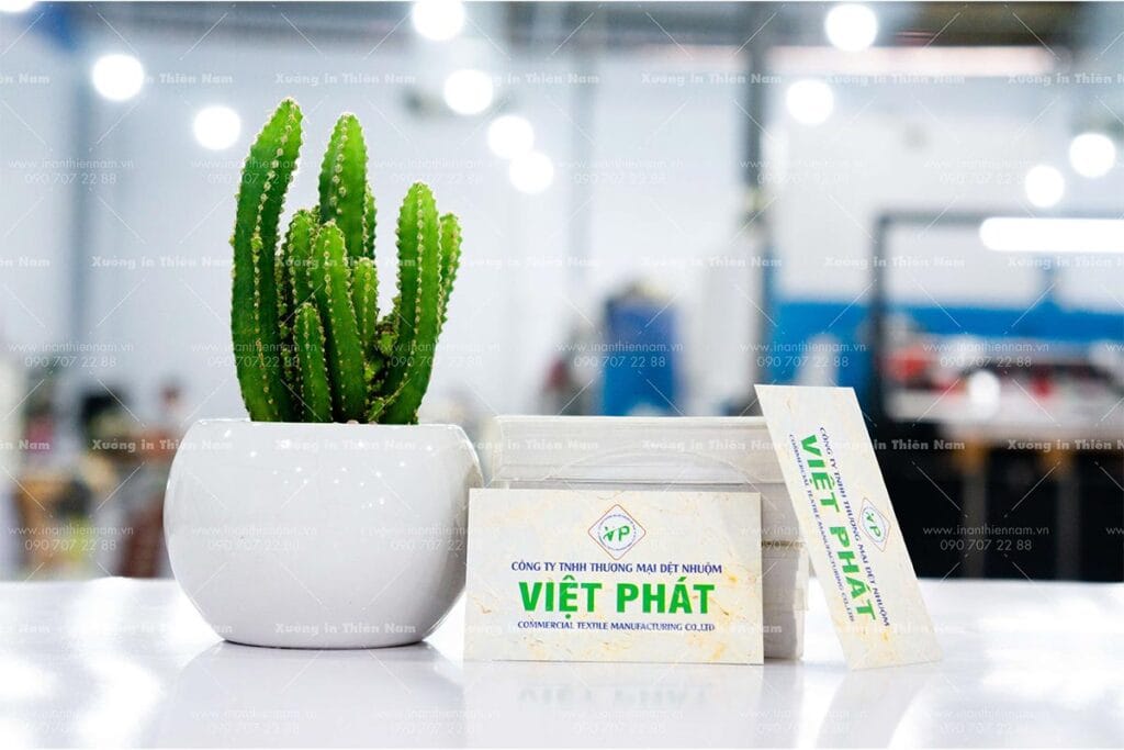 In danh thiếp tại Thiên Nam