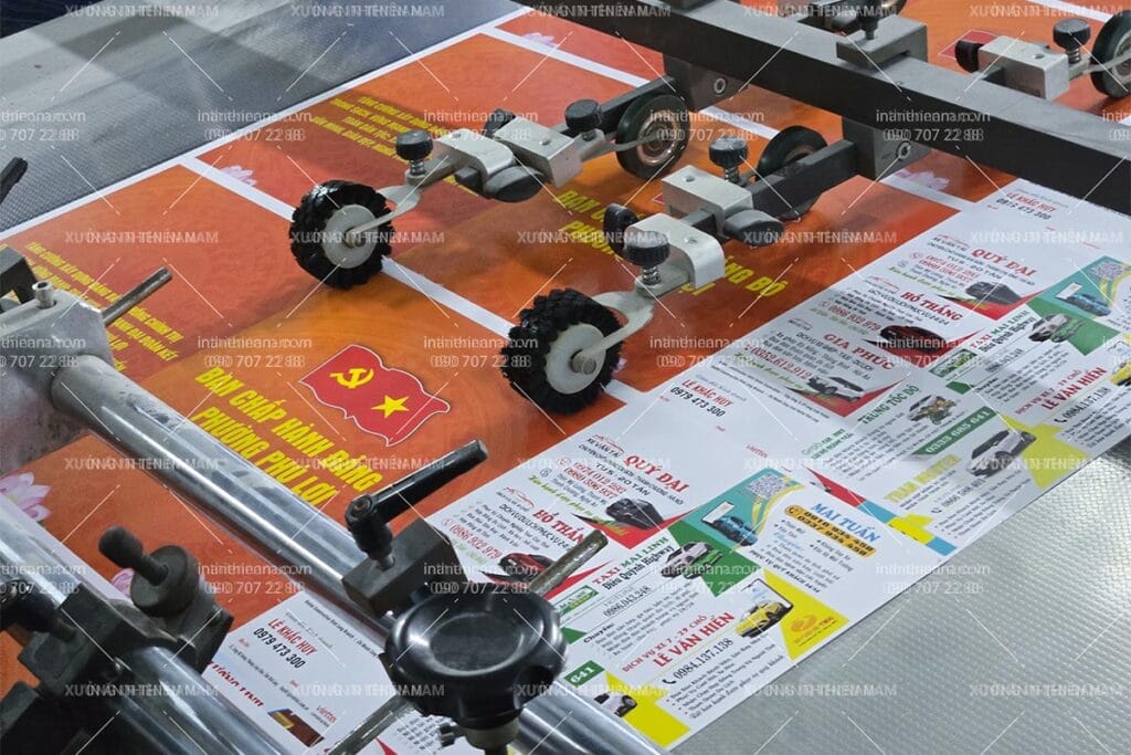 Máy cán màng name card