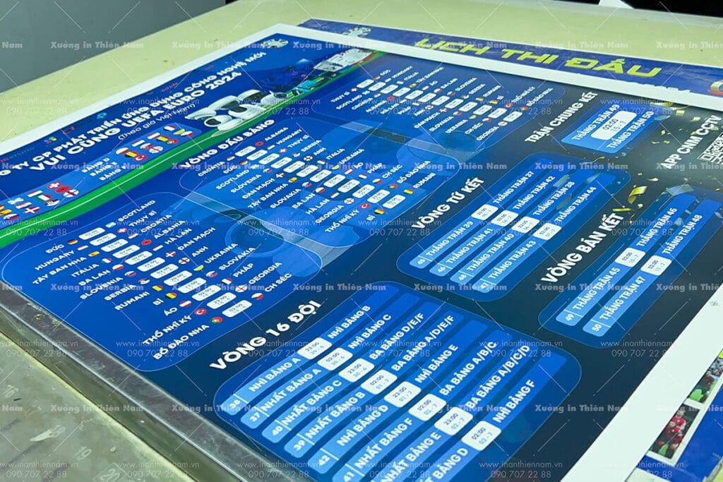 In lịch thi đấu giá rẻ