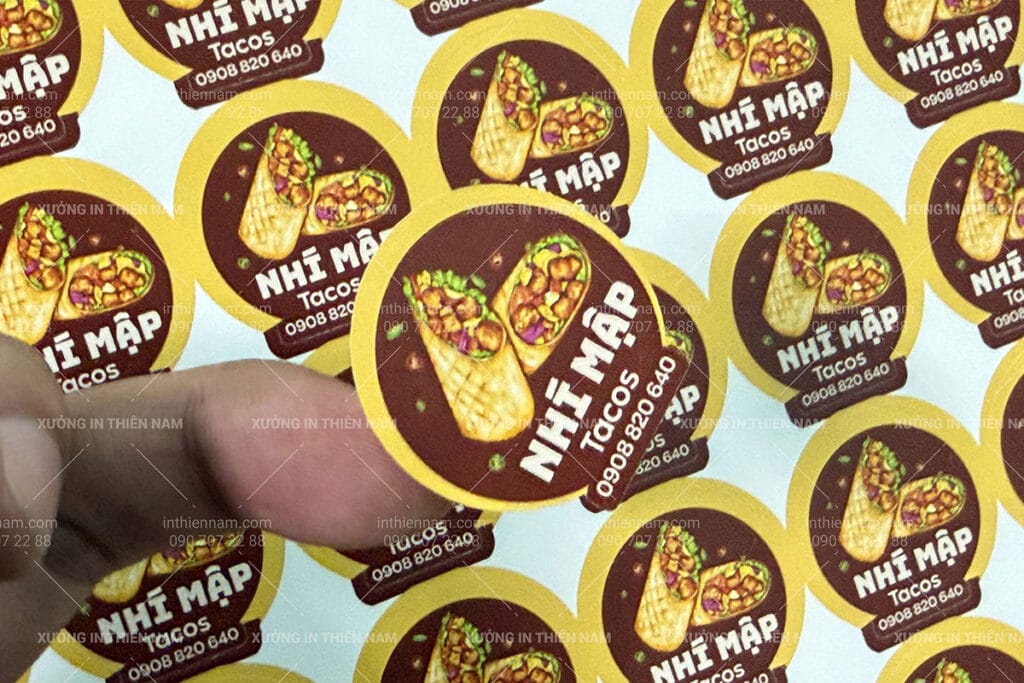 In tem nhãn decal