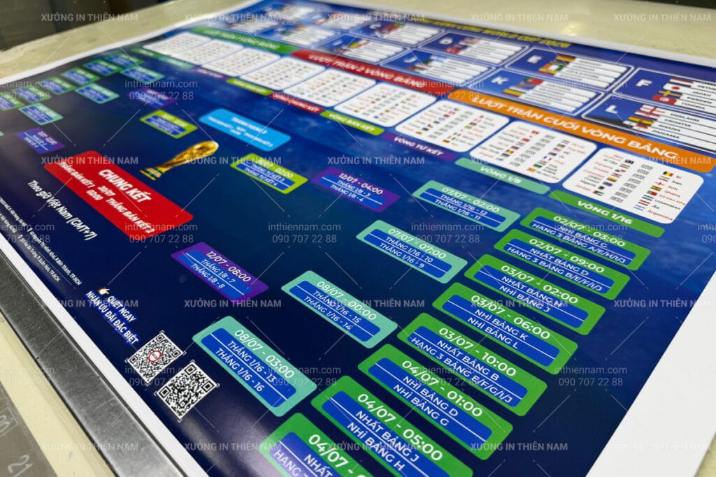 In lịch bóng đá World Cup 2026