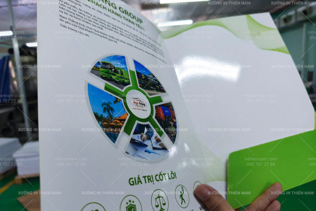 Folder cán bóng 2 mặt