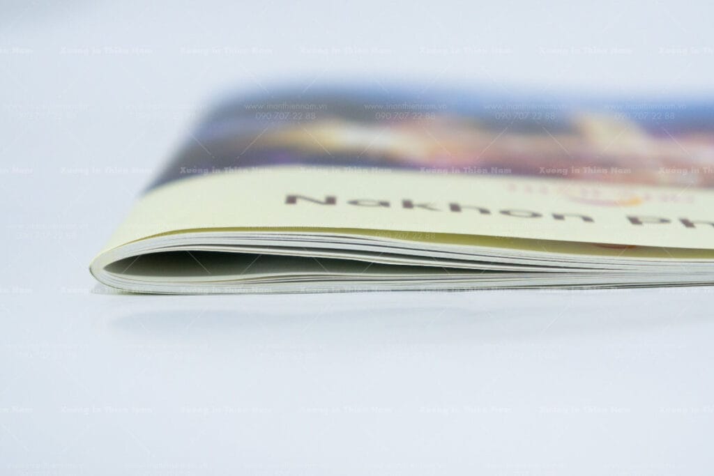 Gáy bầu catalogue đóng kim