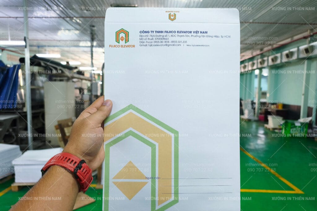 Sản xuất bao thư công ty A4